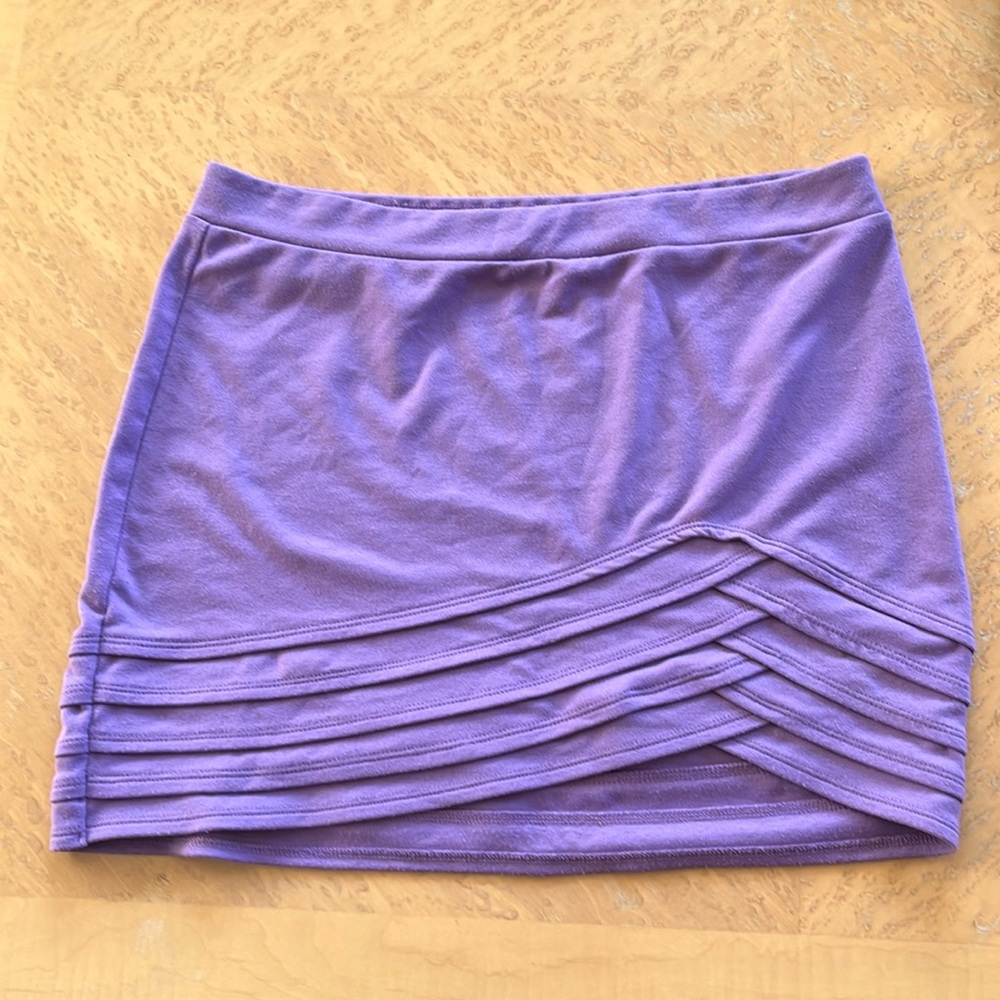 Silence & Noise Purple Mini Skirt Large